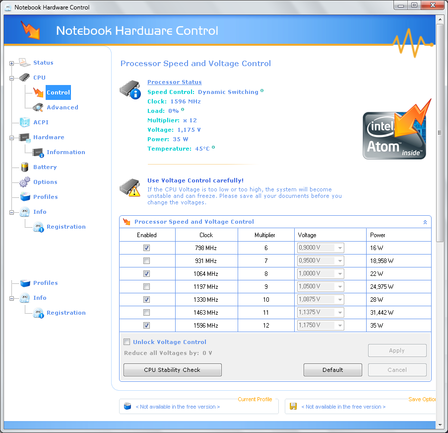 Voltages